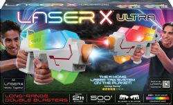 LASER X - ENSEMBLE DOUBLE BLASTERS REVOLUTION ULTRA LONGUE PORTÉE